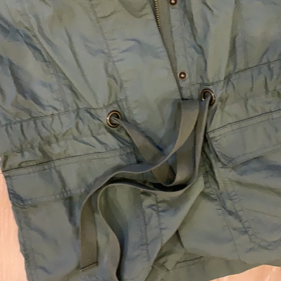 J Crew army green hooded jacket - Picture 2 of 8